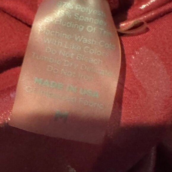 Bombshell Burgandy Leggings and Sports Bra - Picture 14 of 16